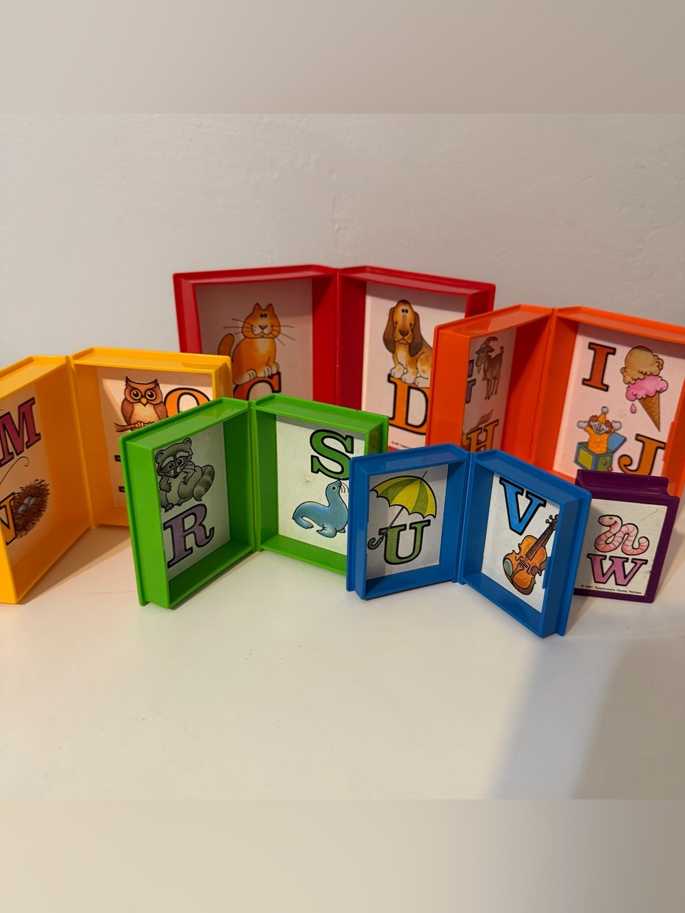 Vintage Tupperware Tuppertoys nesting alphabet book